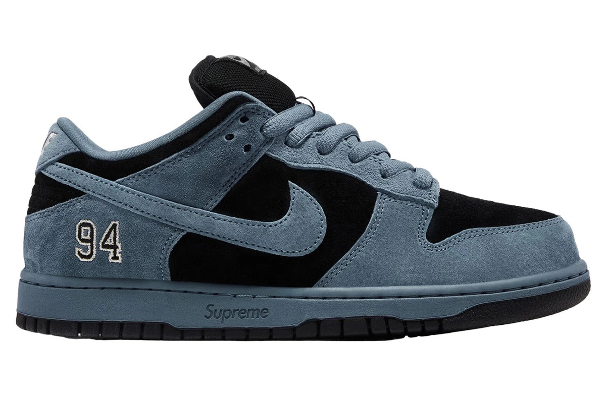 Supreme x Nike SB Dunk Low Ocean Fog / Ocean Fog-Black HQ8487-400